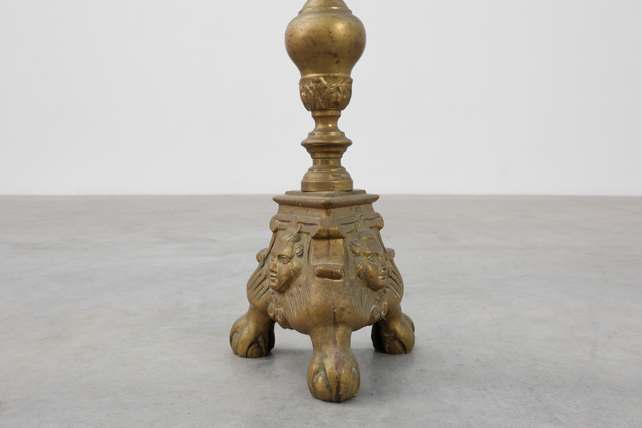 Large copper church candle holder, France 19th centurythumbnail